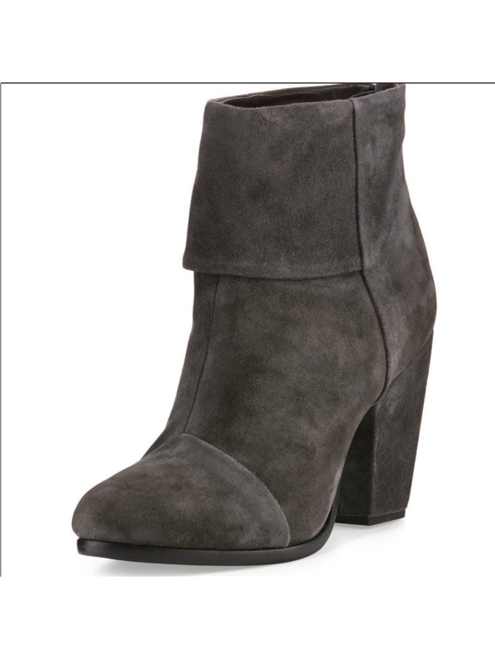 Rag & Bone Classic Newbury Ankle Boot | Black Asphalt Suede | 6.5